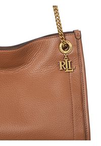 Lauren Ralph Lauren - LAUREN RALPH LAUREN Torebka Brdly Md 431980173001 Brązowy. Kolor: brązowy. Materiał: skórzane #5