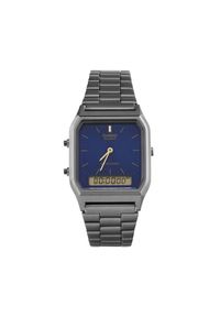 Zegarek Casio. Kolor: szary. Styl: vintage