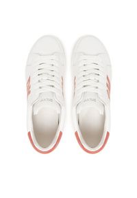 DKNY Sneakersy Abeni Lace Up Sneaker K1300916 Biały. Kolor: biały. Materiał: skóra