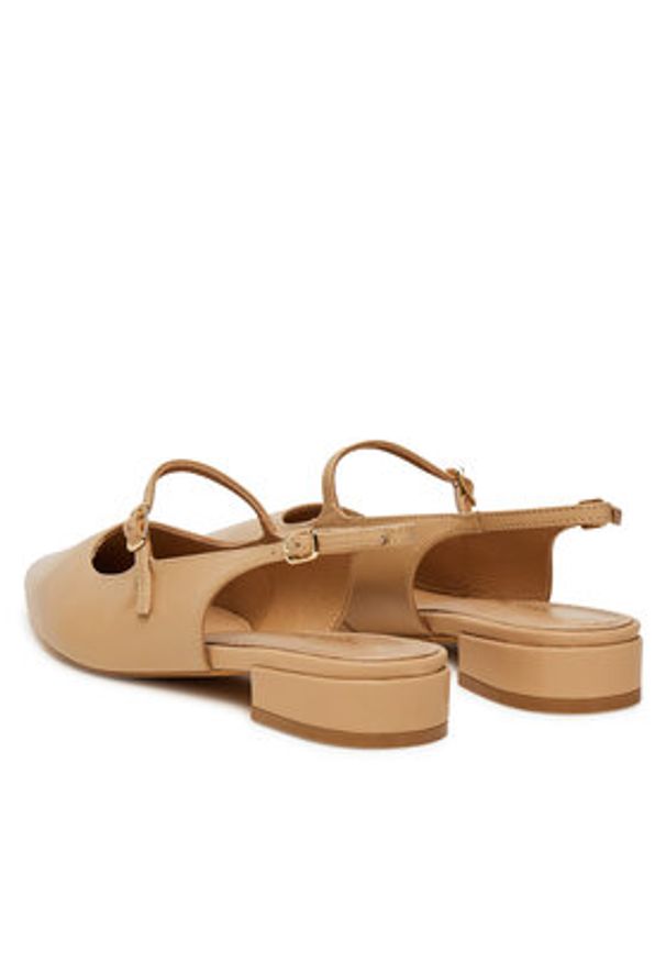 Sergio Bardi Sandały WYL4078-1Z-SB Beżowy. Kolor: beżowy. Materiał: skóra