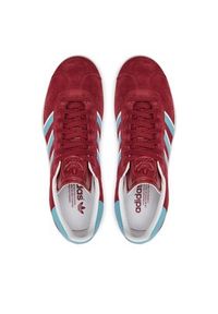 Adidas - adidas Sneakersy Gazelle IG6198 Bordowy. Kolor: czerwony. Materiał: zamsz, skóra. Model: Adidas Gazelle #5