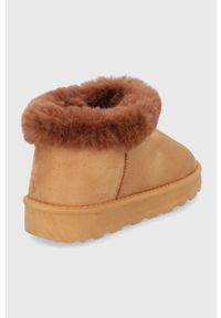 Answear Lab Śniegowce kolor brązowy. Nosek buta: okrągły. Kolor: brązowy. Materiał: guma. Styl: wakacyjny #3