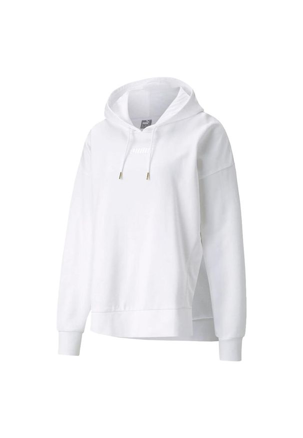 Puma - Damska Bluza Z Kapturem Her TR. Typ kołnierza: kaptur. Kolor: biały