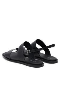 Calvin Klein Sandały Flat Sandal - He HW0HW02377 Czarny. Kolor: czarny. Materiał: skóra #3