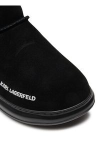 Karl Lagerfeld - KARL LAGERFELD Botki KL44522 Czarny. Kolor: czarny. Materiał: skóra, zamsz