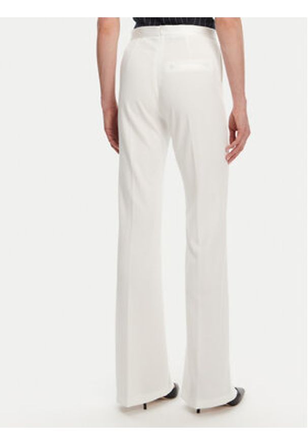 Imperial Spodnie palazzo P3E9JAW Écru Wide Leg. Materiał: syntetyk