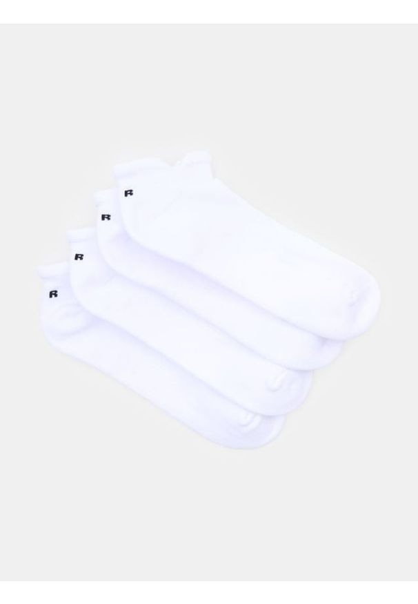 Sinsay - Skarpetki 4 pack - biały. Kolor: biały