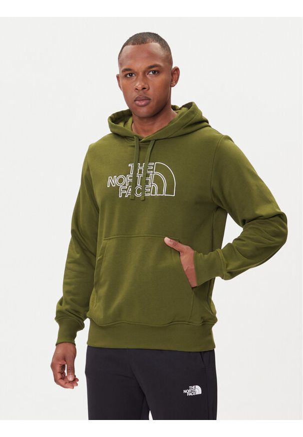 The North Face Bluza Drew Peak Light NF0A8C1B Zielony Regular Fit. Kolor: zielony. Materiał: bawełna