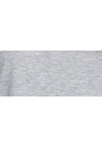 TOP SECRET - Bluza z bufiastymi rękawami i aplikacją. Kolor: szary. Materiał: tkanina. Długość: długie. Wzór: aplikacja. Sezon: wiosna #6