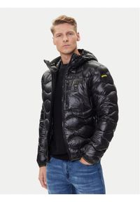 Blauer Kurtka puchowa 25WBLUC03074 Czarny Regular Fit. Kolor: czarny. Materiał: syntetyk