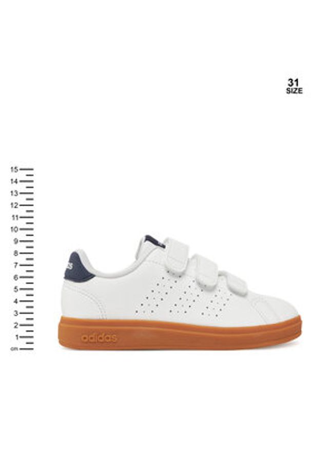 Adidas - adidas Sneakersy Advantage Base 2.0 JI4194 Biały. Kolor: biały. Materiał: skóra. Model: Adidas Advantage