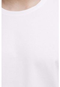 medicine - Medicine t-shirt męski kolor biały gładki. Kolor: biały. Materiał: dzianina. Długość rękawa: krótki rękaw. Długość: krótkie. Wzór: gładki. Styl: klasyczny #2