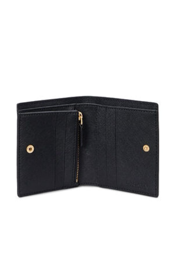 Lauren Ralph Lauren - LAUREN RALPH LAUREN Mały Portfel Damski 432962112001 Czarny. Kolor: czarny. Materiał: skóra