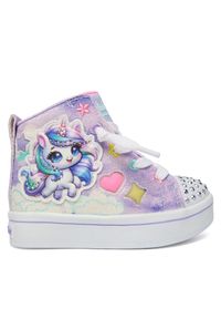 skechers - Sneakersy Skechers. Kolor: fioletowy