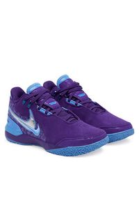 Nike Buty do koszykówki Zm Lebron Nxxt Gen Ampd FJ1566 500 Fioletowy. Kolor: fioletowy. Materiał: skóra, zamsz. Sport: koszykówka