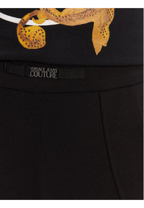 Versace Jeans Couture Spodnie materiałowe 79HAA105 J0092 Czarny Slim Fit. Kolor: czarny. Materiał: syntetyk