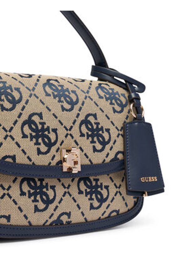 Guess Torebka HWJG97 55210 Czarny. Kolor: czarny. Materiał: skórzane