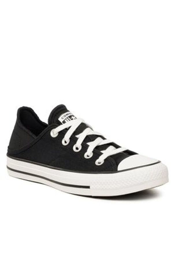 Converse Trampki Chuck Taylor All Star Crush Heel Ox A03075C Czarny. Kolor: czarny. Materiał: materiał