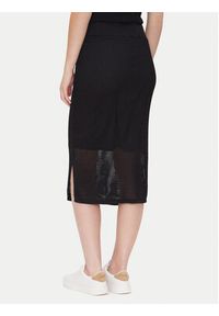DKNY Spódnica ołówkowa P5BRAV85 Czarny Slim Fit. Kolor: czarny. Materiał: syntetyk #3