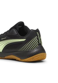 Puma - Młodzieżowe buty do sportów halowych Solarflash III PUMA. Kolor: czarny, żółty, wielokolorowy