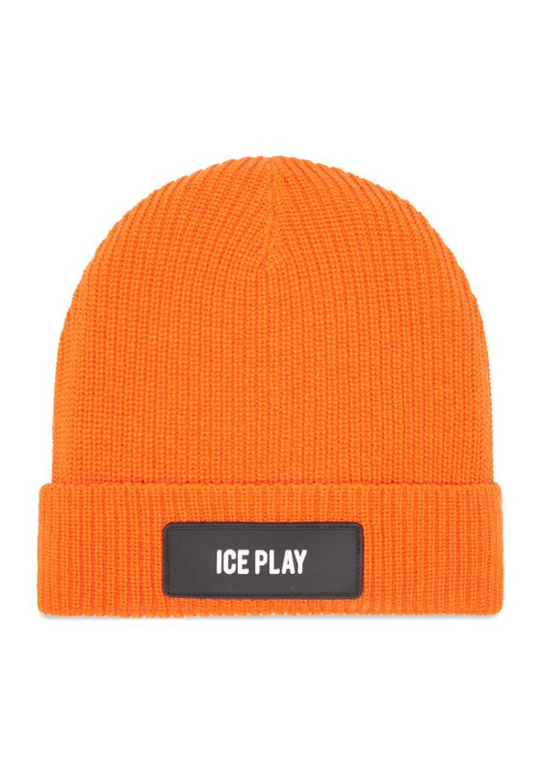 Ice Play Czapka 22I U1M1 3042 9014 3262 Pomarańczowy. Kolor: pomarańczowy. Materiał: materiał, wełna