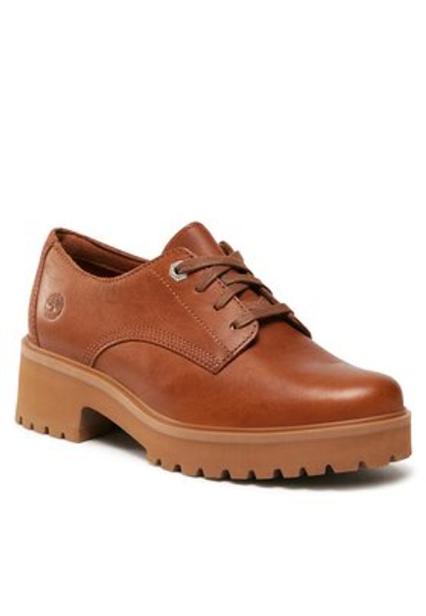 Timberland Oxfordy Carnaby Cool Oxford TB0A5WTMF131 Brązowy. Kolor: brązowy. Materiał: skóra