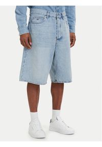 Tommy Jeans Szorty jeansowe Theo DM0DM23007 Niebieski jasny Loose Fit. Kolor: niebieski. Materiał: bawełna #1