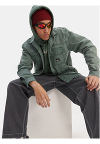 Quiksilver Koszula jeansowa Mohab Washed Twill EQYWT04654 Zielony Oversize. Kolor: zielony. Materiał: bawełna #5