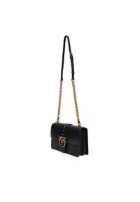 Pinko - PINKO Torebka Love One Classic ST.CL Al 25-26 PLTT 105857 A0F1 Czarny. Kolor: czarny. Materiał: skórzane