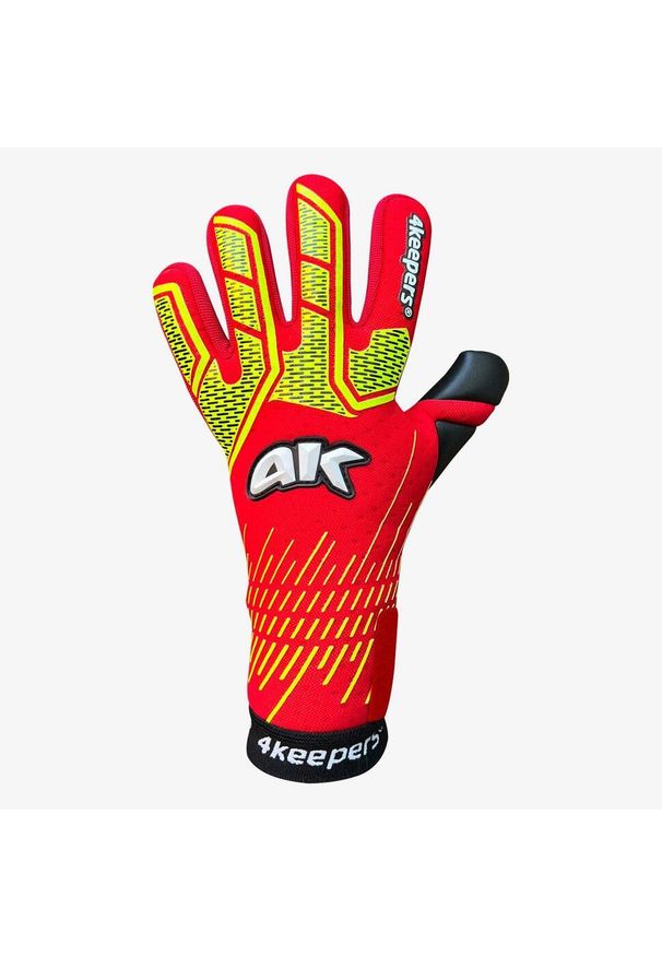 4KEEPERS - Rękawice bramkarskie dla dzieci 4keepers NEO LAVA NC junior. Sport: piłka nożna