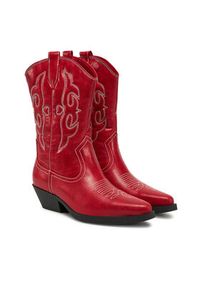 only - ONLY Kowbojki 15340931 Czerwony. Kolor: czerwony. Materiał: materiał #4