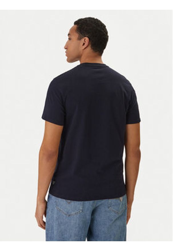 Guess T-Shirt M6RI03 I3Z14 Granatowy Regular Fit. Kolor: niebieski. Materiał: bawełna