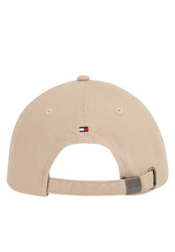 TOMMY HILFIGER - Tommy Hilfiger Czapka z daszkiem Th Monotype Soft 6 Panel Cap AM0AM12154 Beżowy. Kolor: beżowy. Materiał: materiał