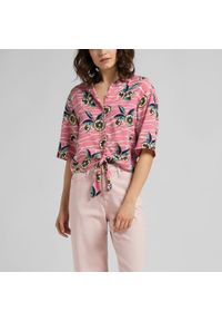 Lee - DAMSKA KOSZULA LEE KNOTTED RESORT SHIRT CHERRY BLOSSOM L49XZLQJ 112111147