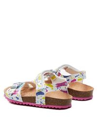 Geox Sandały J Adriel Girl J028MC 000HH C0563 S Biały. Kolor: biały #5