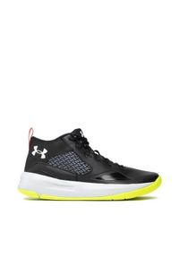 Buty koszykarskie męskie Under Armour Lockdown 5. Zapięcie: sznurówki. Kolor: czarny. Materiał: materiał. Szerokość cholewki: normalna