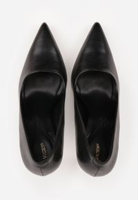 Born2be - Czarne Klasyczne Szpilki VICES w Minimalistycznym Stylu Praselea. Okazja: do pracy, na co dzień. Kolor: czarny. Materiał: jeans. Obcas: na szpilce. Styl: klasyczny #9