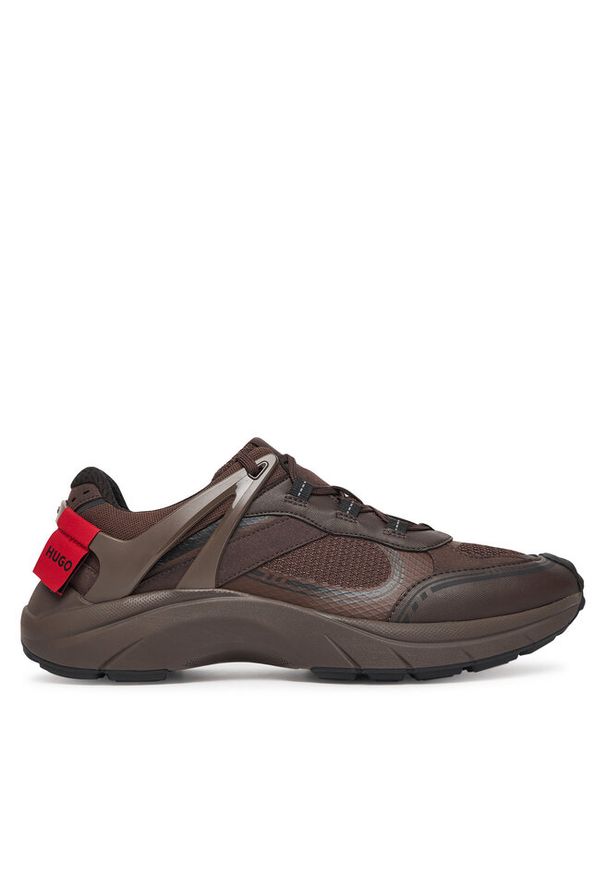 Hugo - Sneakersy HUGO. Kolor: brązowy