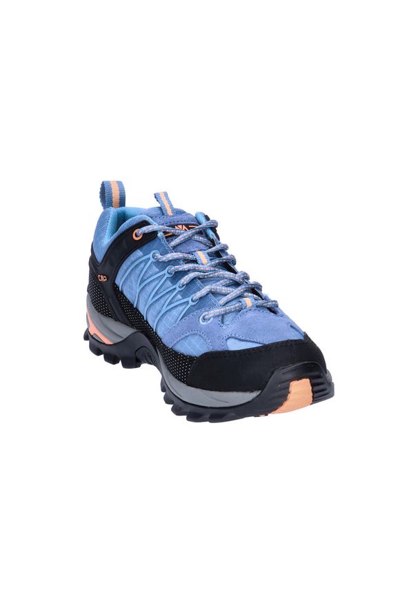 CAMPAGNOLO - Buty trekkingowe damskie CMP Rigel Low Wp. Kolor: niebieski, wielokolorowy, żółty. Styl: sportowy. Sport: turystyka piesza