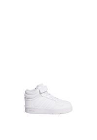 Adidas - Buty Hoops 4.0 Mid Kids. Okazja: na co dzień. Kolor: czarny, biały, wielokolorowy. Sport: koszykówka
