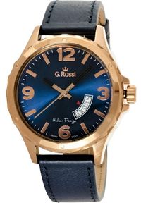 Zegarek Gino Rossi męski Derter czarny (10273A-6F3). Kolor: czarny #1