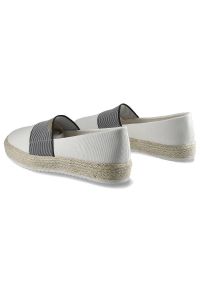 Big-Star - Białe Espadryle Big Star Lekkie Damskie Buty. Zapięcie: pasek. Kolor: biały. Materiał: len, materiał. Sezon: lato. Styl: elegancki, wakacyjny, klasyczny #8