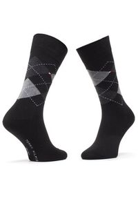 TOMMY HILFIGER - Tommy Hilfiger Skarpety długie 100001495 Czarny. Kolor: czarny. Materiał: materiał #2
