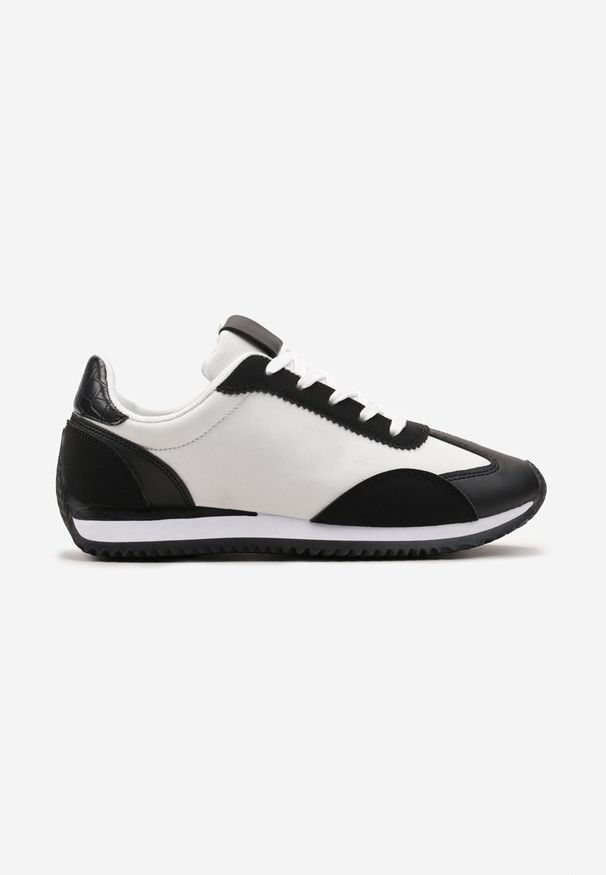 Born2be - Czarne Sneakersy przed Kostkę Siria. Wysokość cholewki: przed kostkę. Kolor: czarny