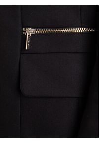 Morgan Płaszcz wełniany 222-GSIBIL Czarny Regular Fit. Kolor: czarny. Materiał: syntetyk #7