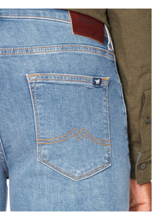 Mustang Jeansy Frisco 1015493 Niebieski Skinny Fit. Kolor: niebieski