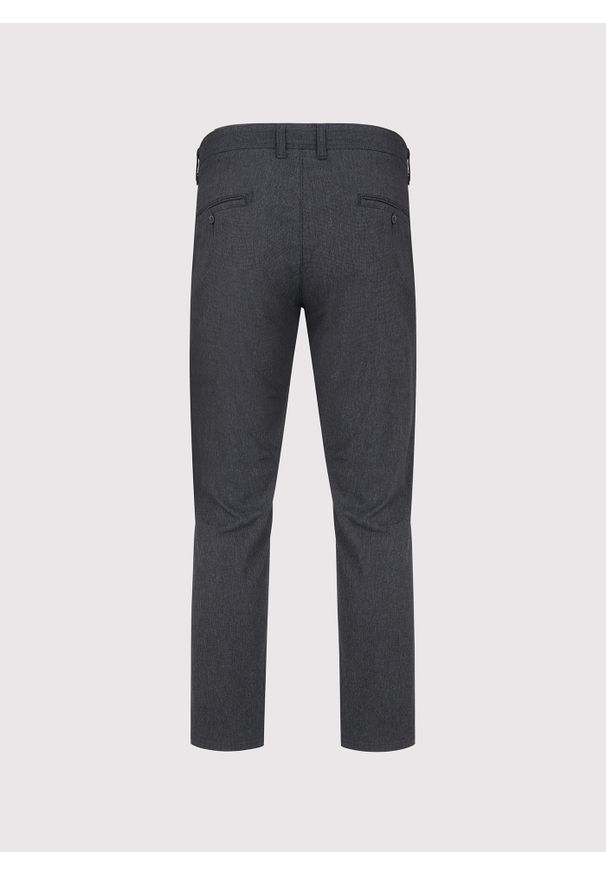 Pako Lorente - PAKO LORENTE – Grafitowe spodnie męskie chino. Okazja: na co dzień. Kolor: szary. Materiał: poliester, bawełna, elastan. Sezon: zima, jesień. Styl: casual