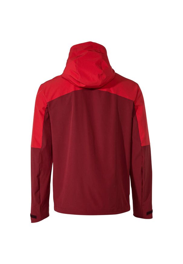 Kurtka softshell męska Vaude Elope Wind Jacket. Kolor: czerwony. Materiał: softshell