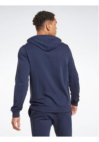 Reebok Bluza Identity Logo HA9274 Granatowy Regular Fit. Kolor: niebieski. Materiał: bawełna #6