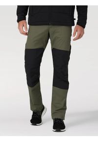 Wrangler - WRANGLER ATG REINFORCED SOFTSHELL PANT MĘSKIE SPODNIE MATERIAŁOWE DUSTY OLIVE WC3TAWX45 112324341. Materiał: softshell, materiał